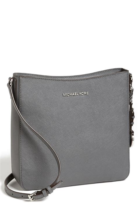 michael kors gray handbag|michael kors gray crossbody.